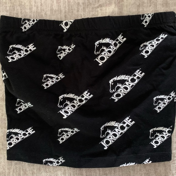 Jordache Tube Top Bandeau Women’s Sizes Medium and large available Black  BNWT - Picture 4 of 4